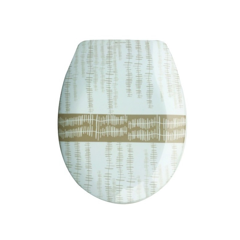 spirella Abattant wc Thermo Dur ONS Beige - Charnières PS MSV