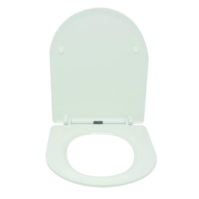 Spirella Abattant Wc Thermo-dur SLIM Blanc - Charnières Inox MSV