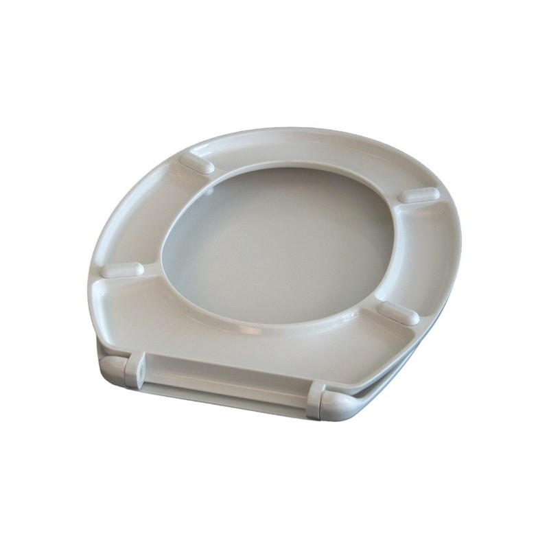 Spirella Abattant Wc Thermo Dur WORLD Gris & Blanc - Charnières PS MSV