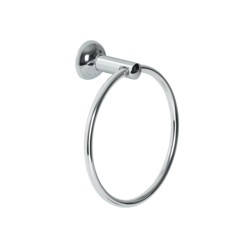 spirella Anneau Porte Serviettes mural Acier CAMPAGNE Chromé Spirella