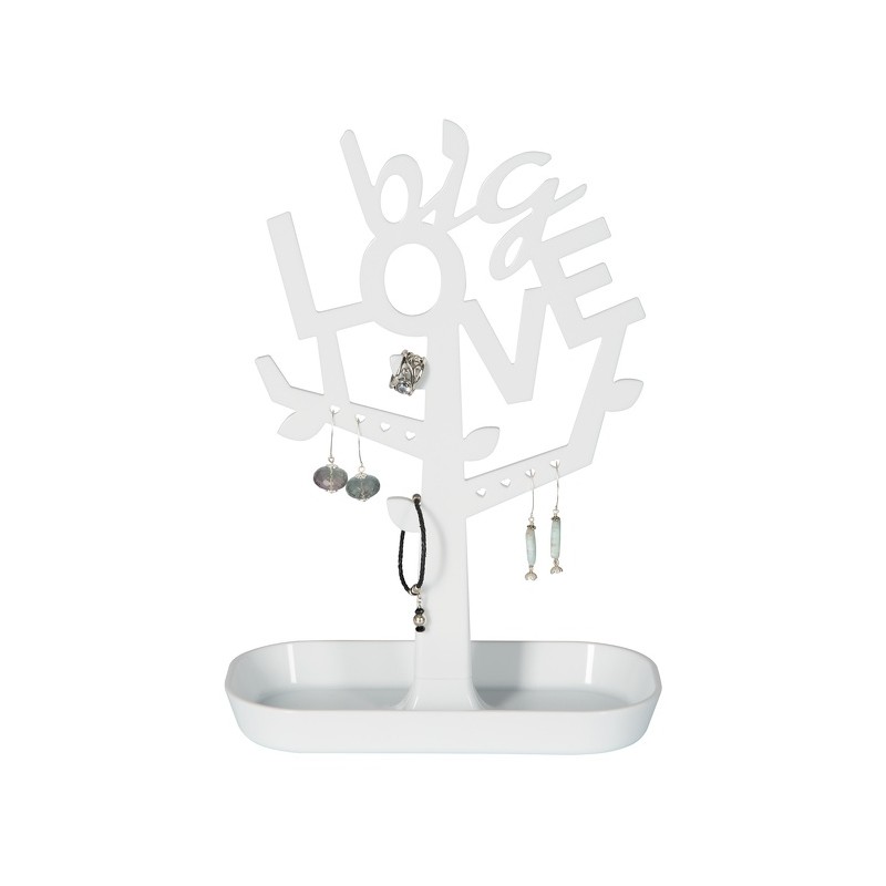 Spirella Arbre à  Bijoux Acier SYDNEY Blanc Spirella