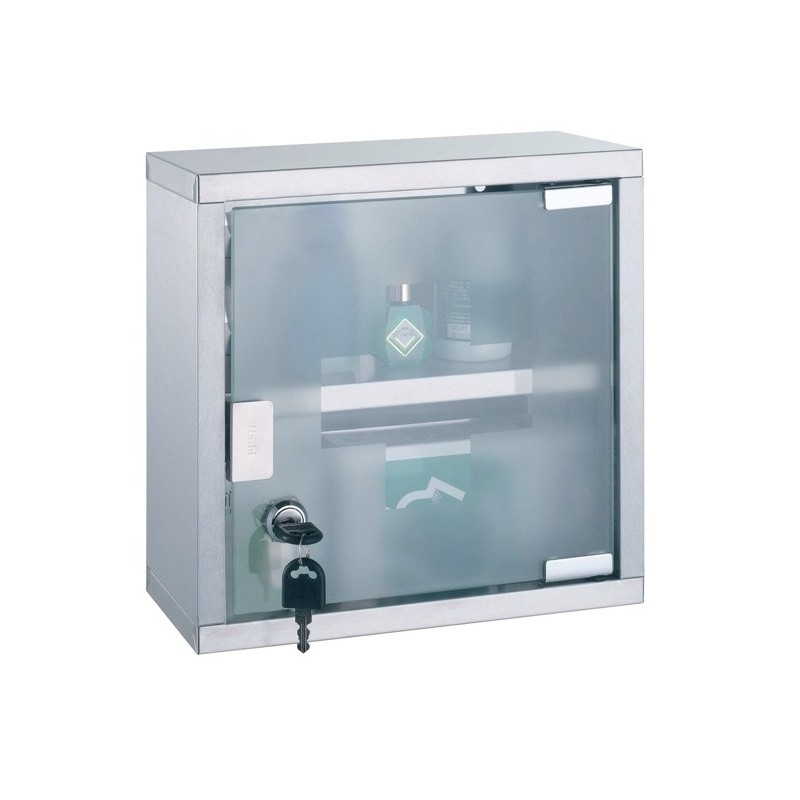 spirella Armoire à  pharmacie à  clé Acier & Inox verre MSV