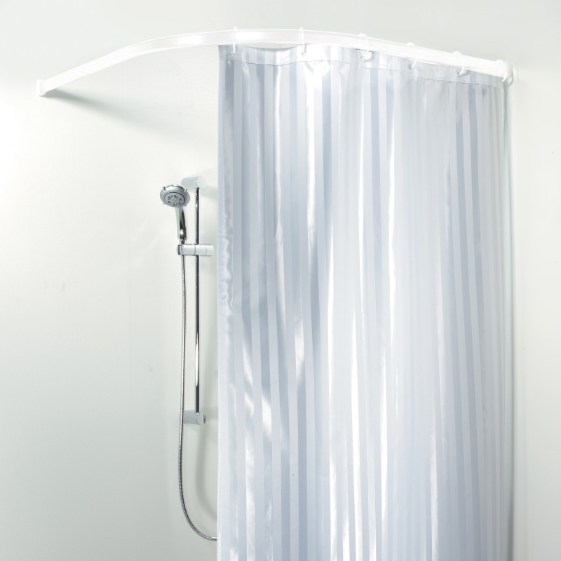 spirella Barre de douche OVA RONDO 90x90cm Blanc Spirella