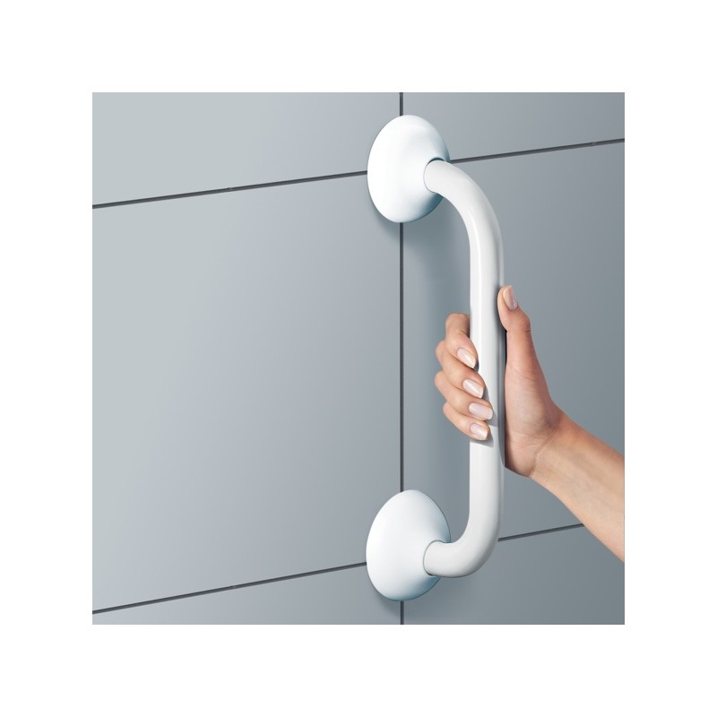 Spirella Barre De Redressement ECO Acier Inox 60cm Blanc Spirella