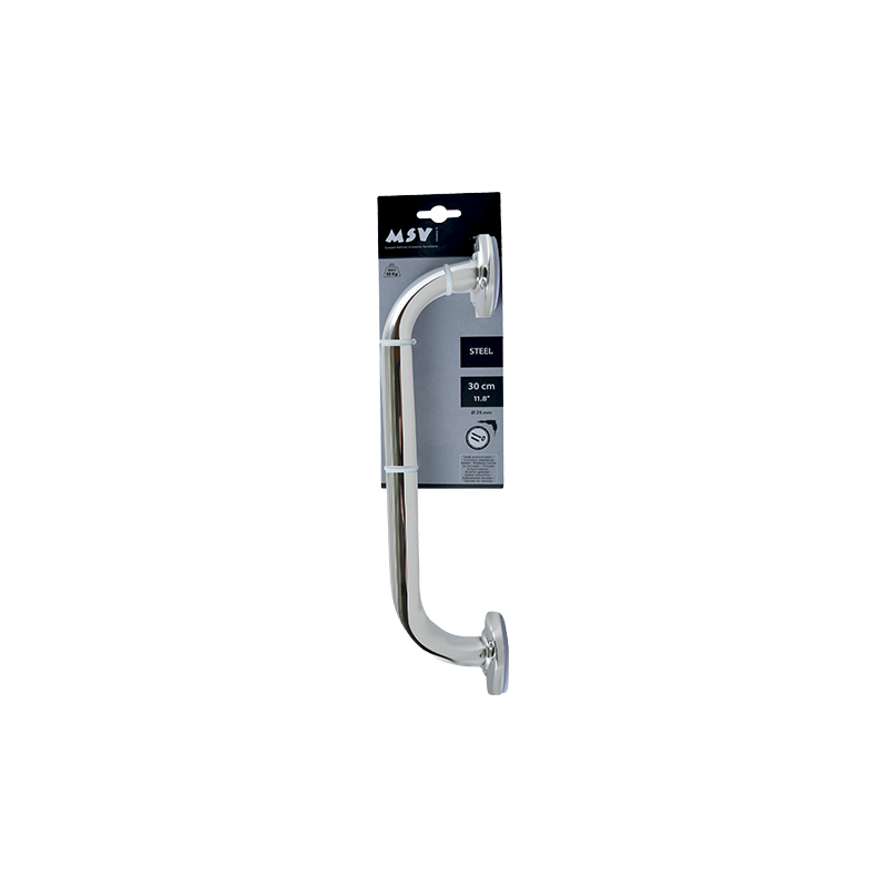 Spirella Barre De Redressement Ou D'appui Acier 30cm Chromé MSV