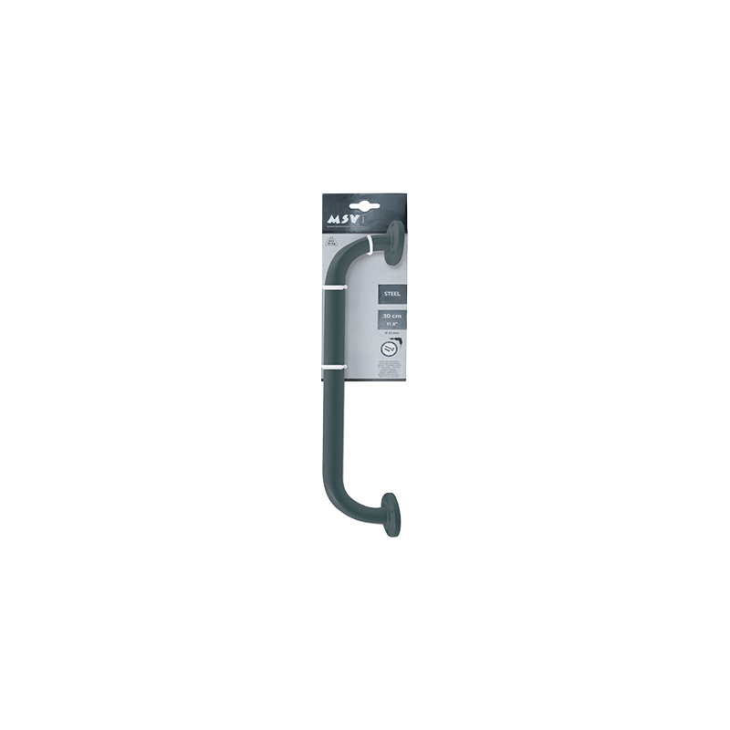 Spirella Barre De Redressement Ou D'appui Acier 30cm Gris MSV