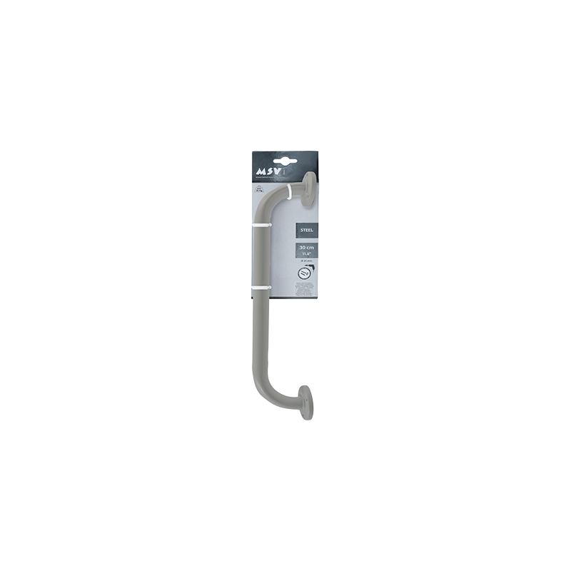 Spirella Barre De Redressement Ou D'appui Acier 30cm Taupe MSV