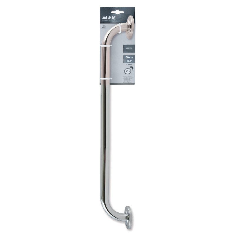 Spirella Barre De Redressement Ou D'appui Acier 60cm Chromé MSV