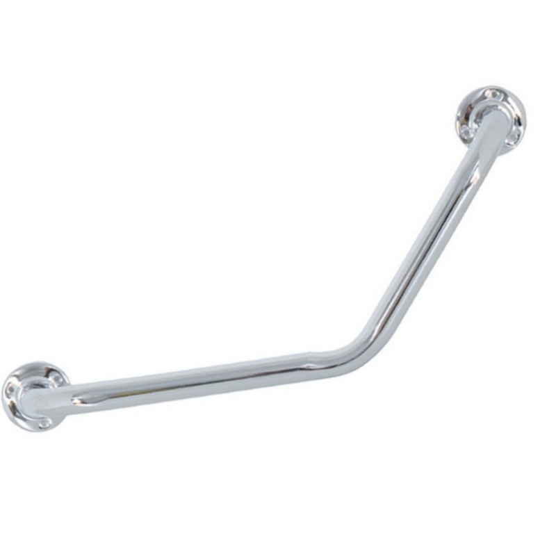 spirella Barre de redressement ou d'appui Acier coudée 54x13 5x10cm Chromé MSV