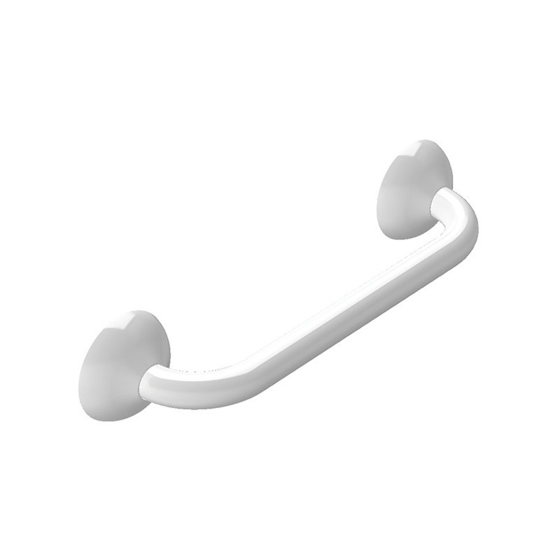 spirella Barre de redressement ou d'appui ECO Acier Inox 30cm Blanc Spirella