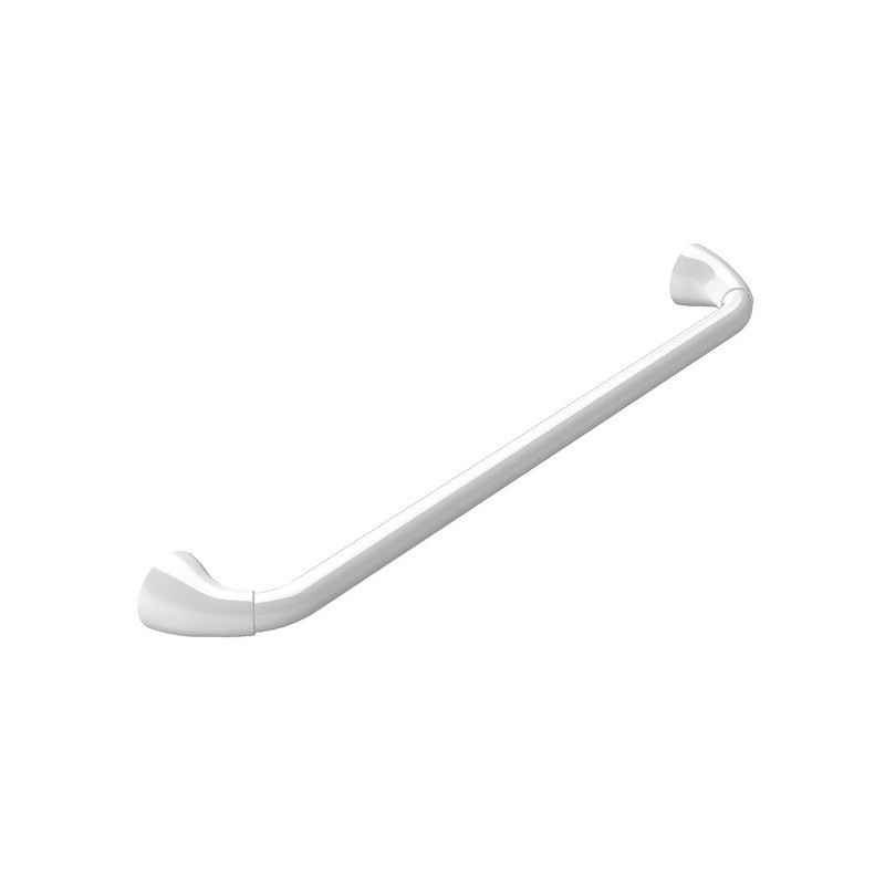 spirella Barre de redressement ou d'appui PROF Acier Inox 80cm Blanc Spirella