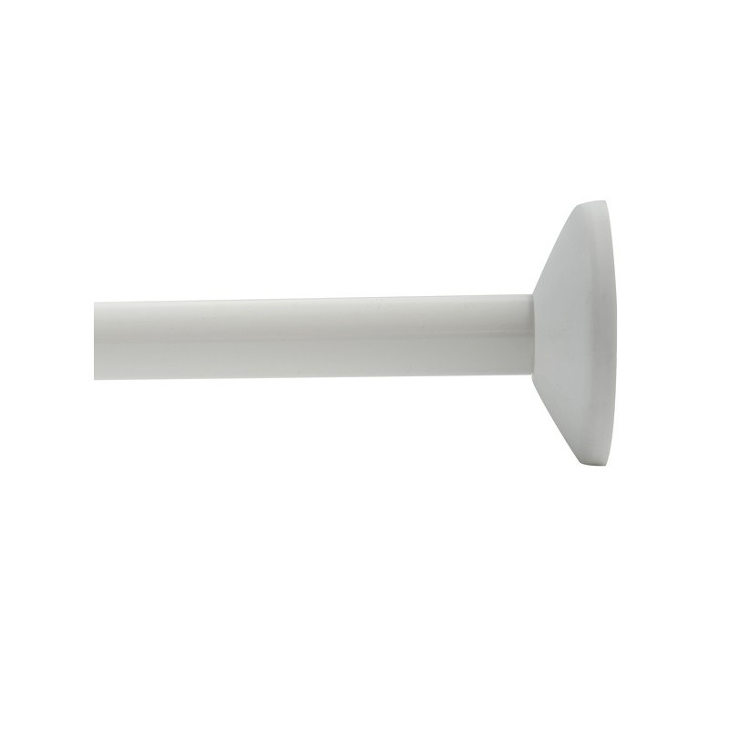 Spirella Barre Tringle Pour Rideau De Douche D'angle à  Fixer En Alu MAGIC 80x80cm Blanc Spirella