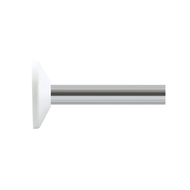 Spirella Barre Tringle Pour Rideau De Douche D'angle Modulable à  Fixer En Alu MAGIC UNIVERSAL Finition Brillante Spirella