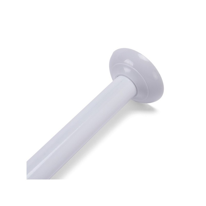 Spirella Barre Tringle Pour Rideau De Douche Incurvée à  Fixer En Alu 80x80cm Blanc MSV