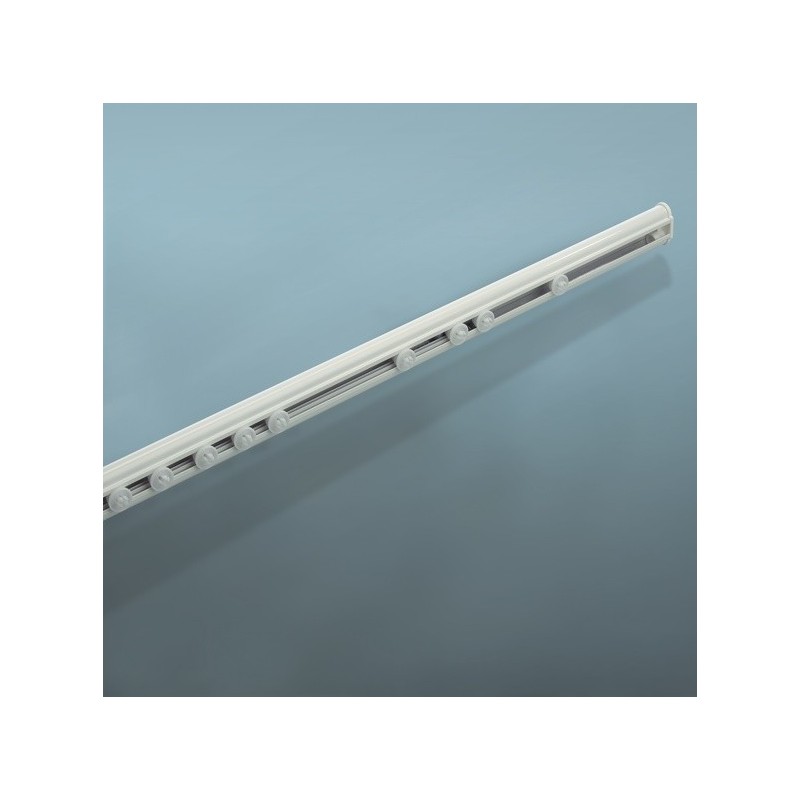 Spirella Barre Tringle Pour Rideau De Douche Ou Baignoire Extensible Sans Perçage En Alu SURPRISE 125-210cm Blanc Spirella