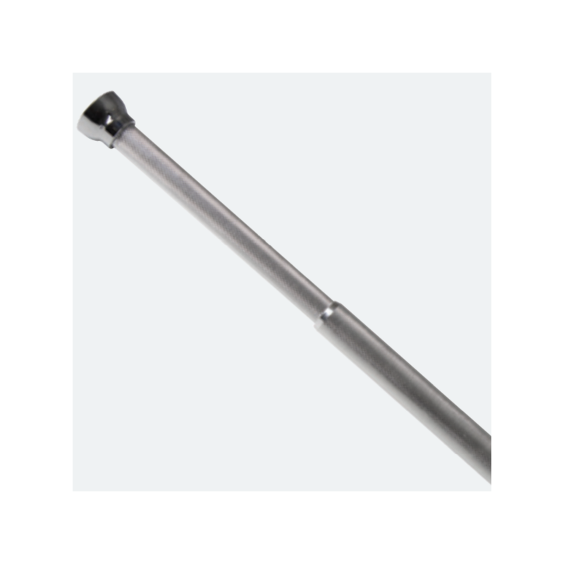 spirella Barre tringle pour rideau de douche ou baignoire extensible sans perçage en Alu ARIK 75-125cm Finition Brillante Spirella