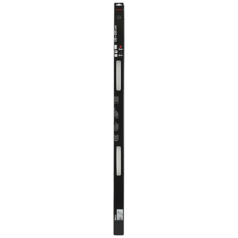 Spirella Barre Tringle Pour Rideau De Douche Ou Baignoire Extensible Sans Perçage En Alu DECOR 125-220cm Blanc Spirella