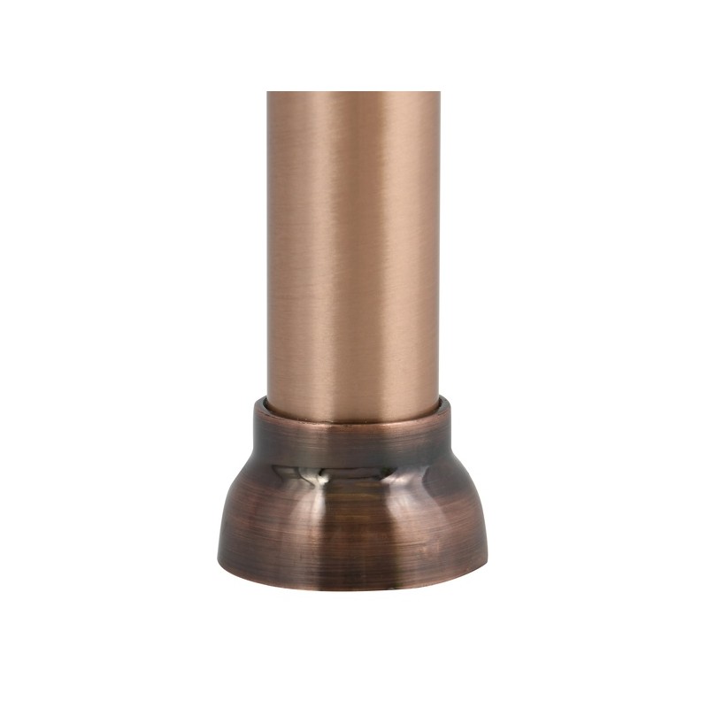 Spirella Barre Tringle Pour Rideau De Douche Ou Baignoire Extensible Sans Perçage En Alu KRETA 75-125cm Cuivré Spirella