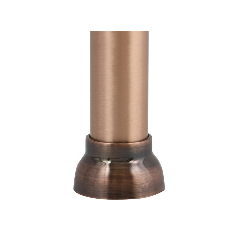 Spirella Barre Tringle Pour Rideau De Douche Ou Baignoire Extensible Sans Perçage En Alu KRETA 125-220cm Cuivré Spirella