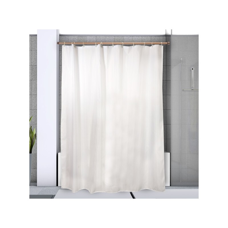 spirella Barre tringle pour rideau de douche ou baignoire extensible sans perçage en Alu KRETA 125-220cm Cuivré Spirella