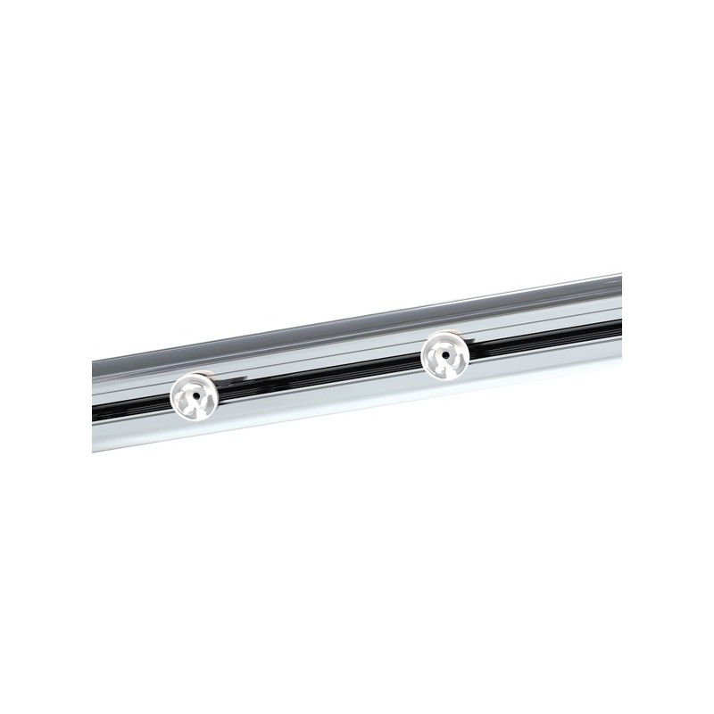 Spirella Barre Tringle Pour Rideau De Douche Ou Baignoire Extensible Sans Perçage En Alu SURPRISE 75-125cm Finition Brillante Spirella