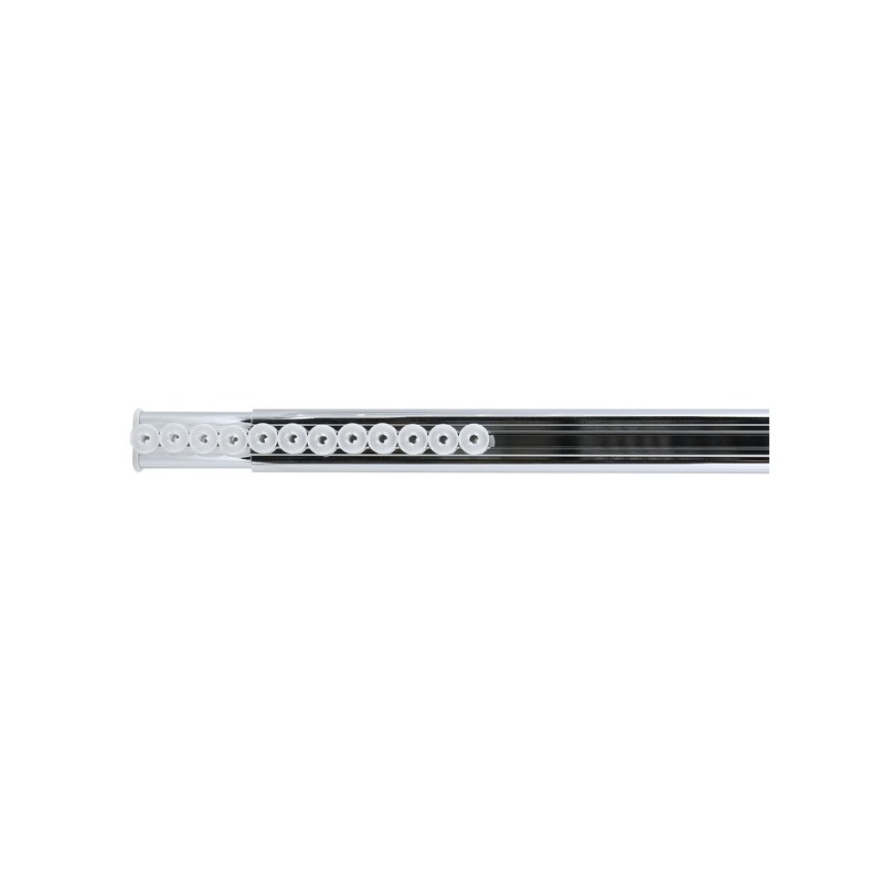 spirella Barre tringle pour rideau de douche ou baignoire extensible sans perçage en Alu SURPRISE 75-125cm Finition brillante Spirella