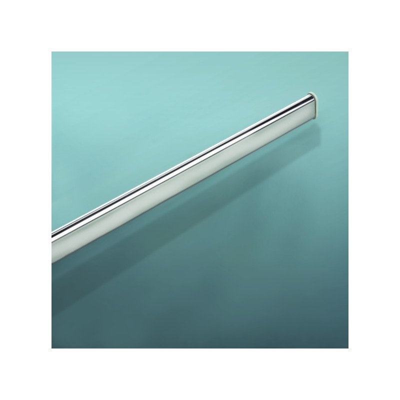 Spirella Barre Tringle Pour Rideau De Douche Ou Baignoire Extensible Sans Perçage En Alu SURPRISE 125-210cm Finition Brillante Spirella