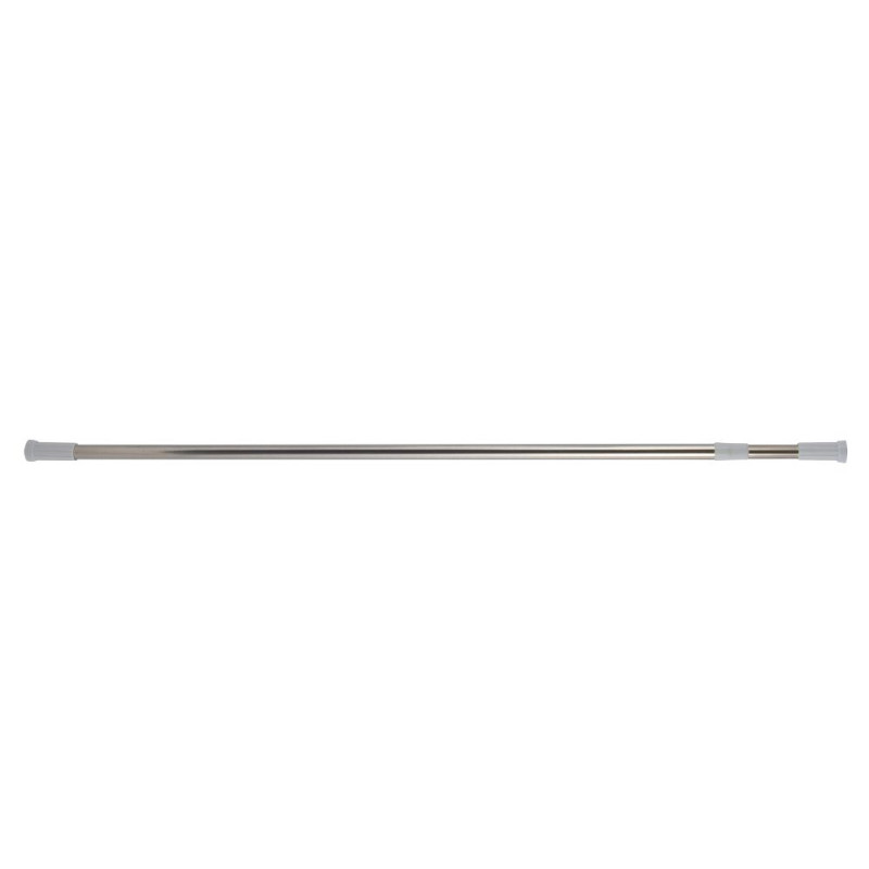 spirella Barre tringle pour rideau de douche ou baignoire extensible en Inox 70-120cm Chromé MSV