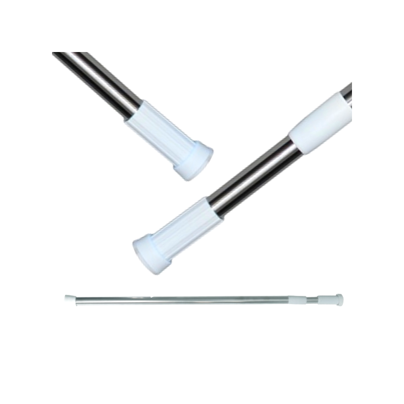 spirella Barre tringle pour rideau de douche ou baignoire extensible sans perçage 110-200cm Inox MSV