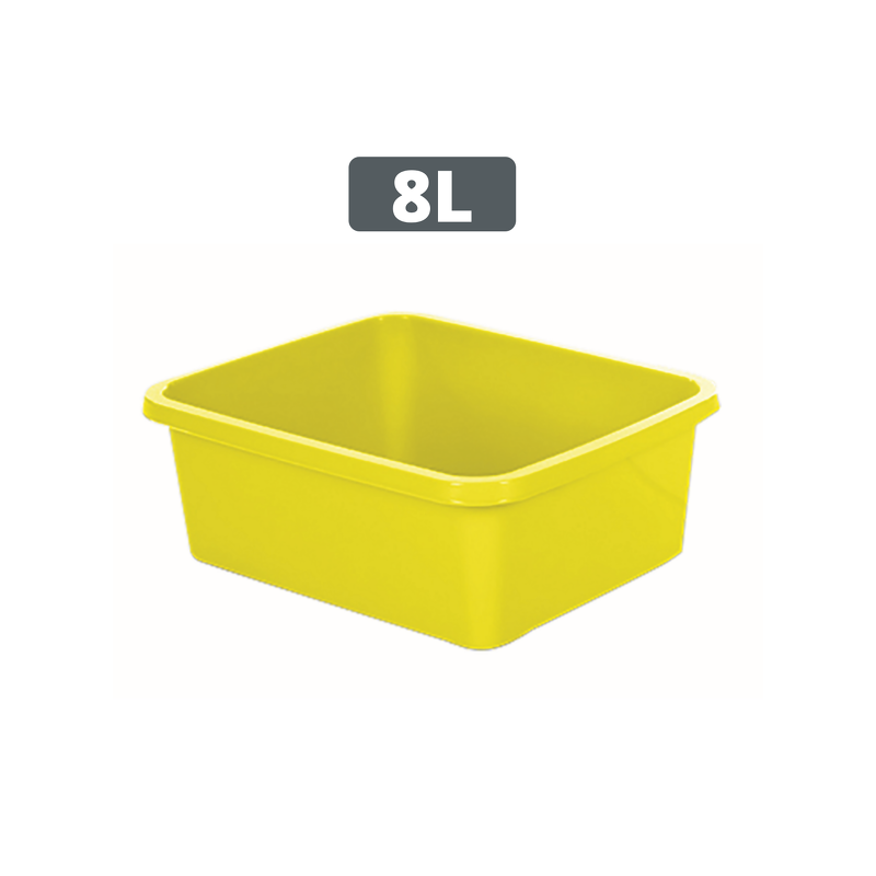 Spirella Bassine De Lavage Rectangulaire Classique 8L Vert MSV