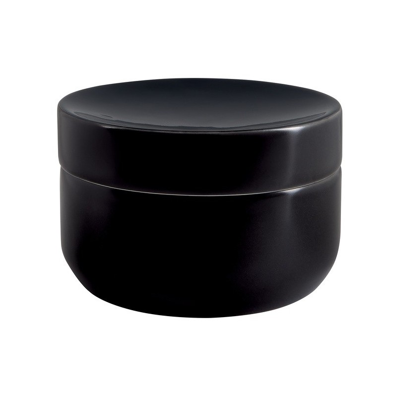 spirella Boite à  cotons Céramique JARO Noir Spirella