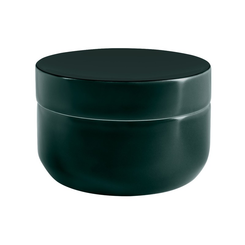 spirella Boite à  cotons Céramique JARO Vert Foncé Spirella