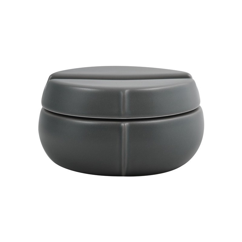 Spirella Boite à  Cotons Céramique SENSE Anthracite-matt Elements By Spirella