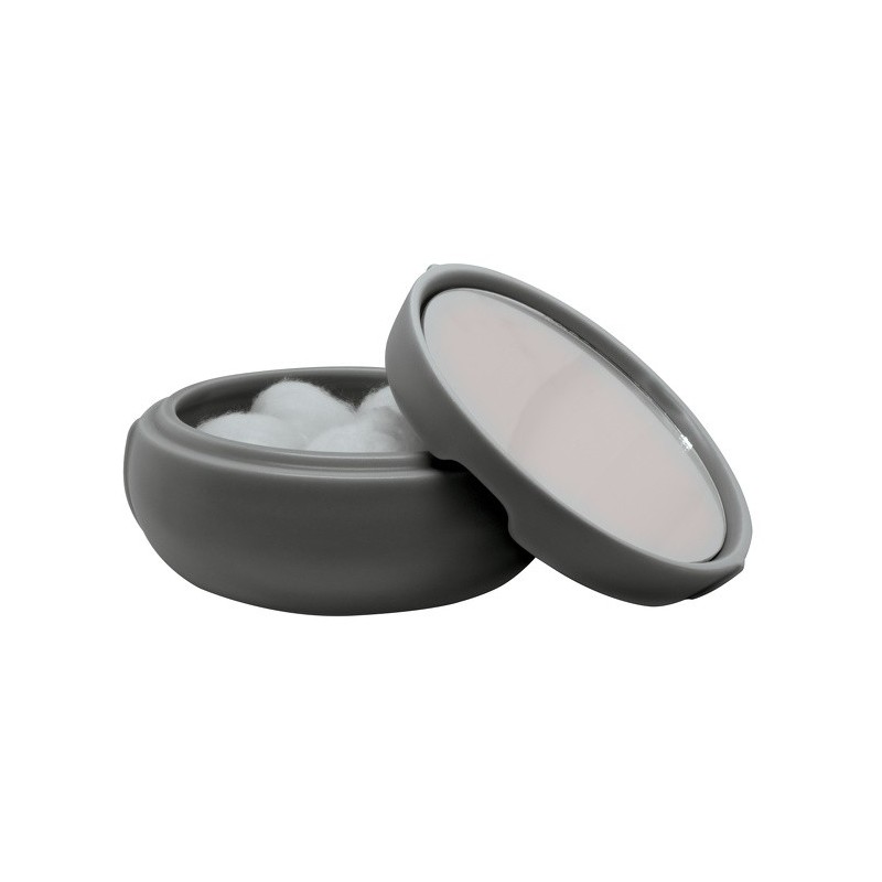 Spirella Boite à  Cotons Céramique SENSE Anthracite-matt Elements By Spirella