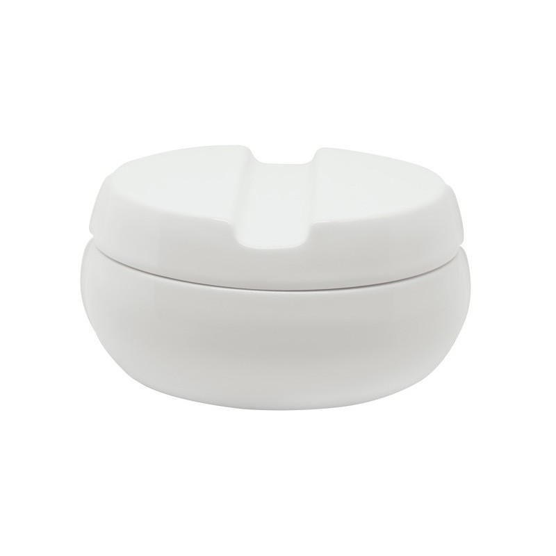 spirella Boite à  cotons Céramique SENSE Blanc shinny Elements by Spirella