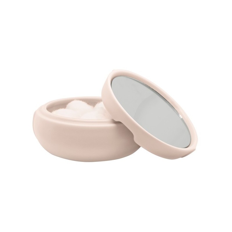 Spirella Boite à  Cotons Céramique SENSE Blush Matt Elements By Spirella