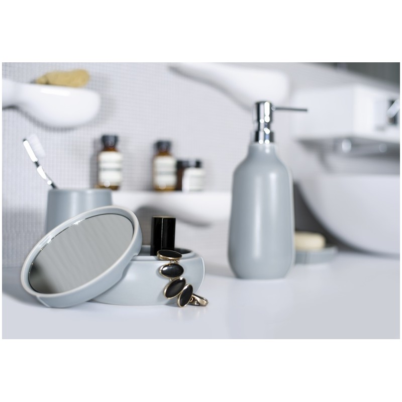 Spirella Boite à  Cotons Céramique SENSE Fog-matt Elements By Spirella