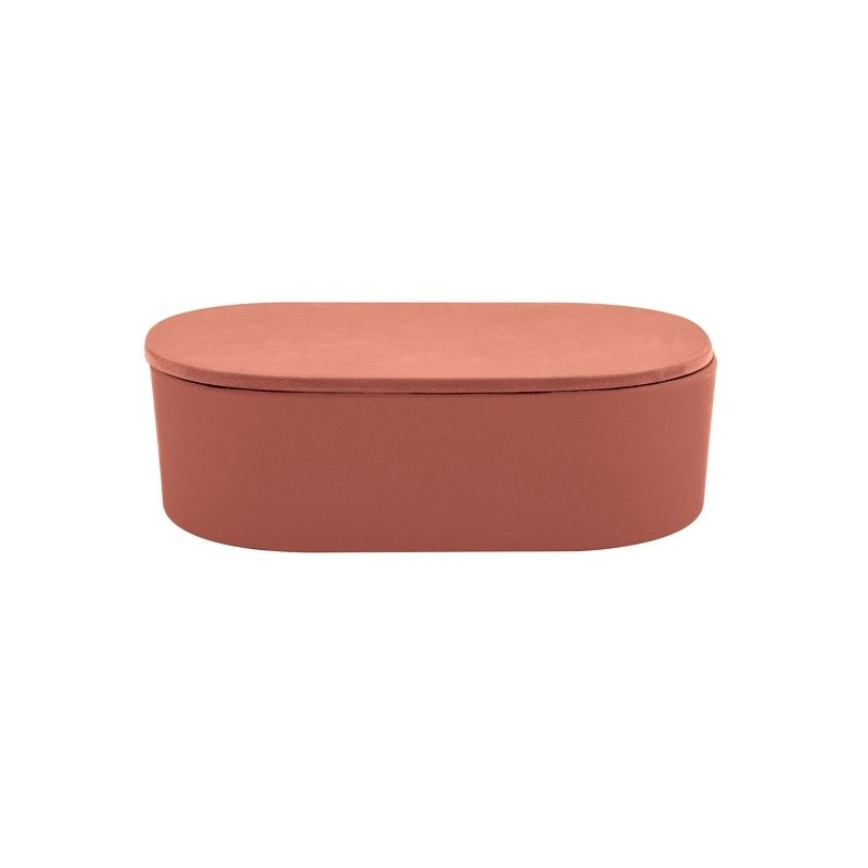 spirella Boite à  cotons Fibres de Bambou TAKEO Terracotta Spirella