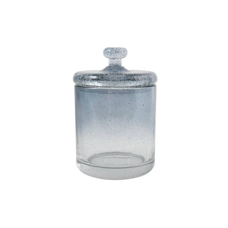 spirella Boite à  cotons HARRIET Bleu Transparent MSV