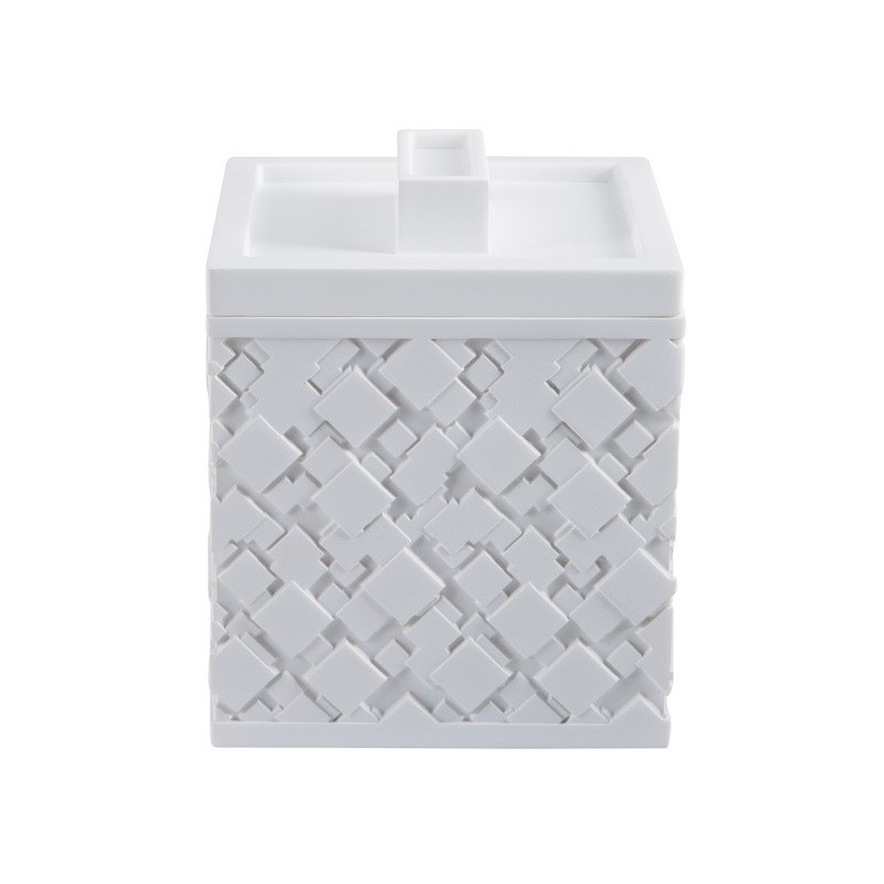 spirella Boite à  cotons Polyrésine AGDA Blanc Spirella