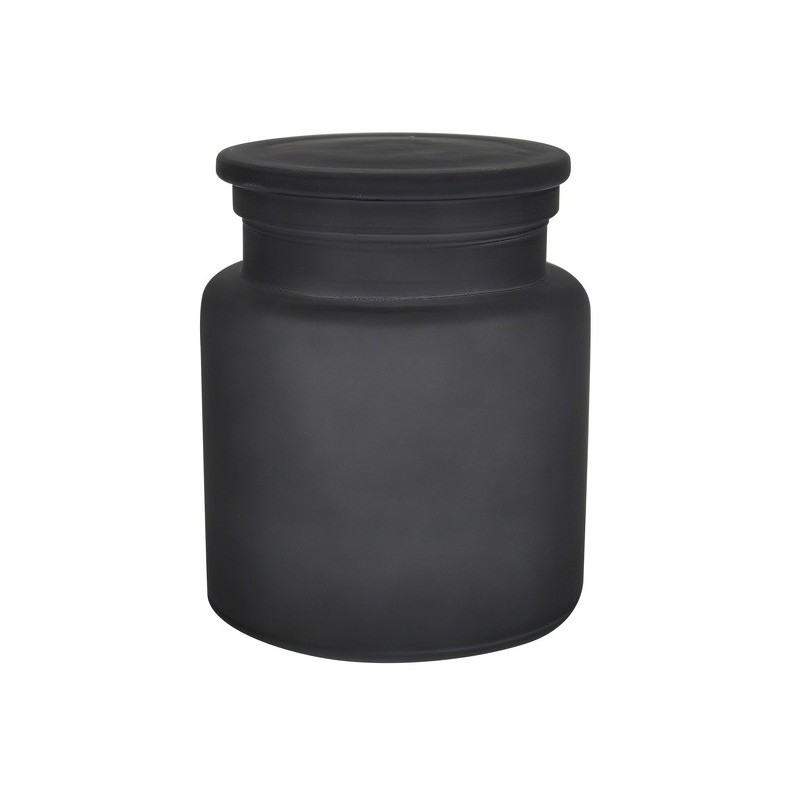 spirella Boite à  cotons Verre YOKO Misty Gris Spirella