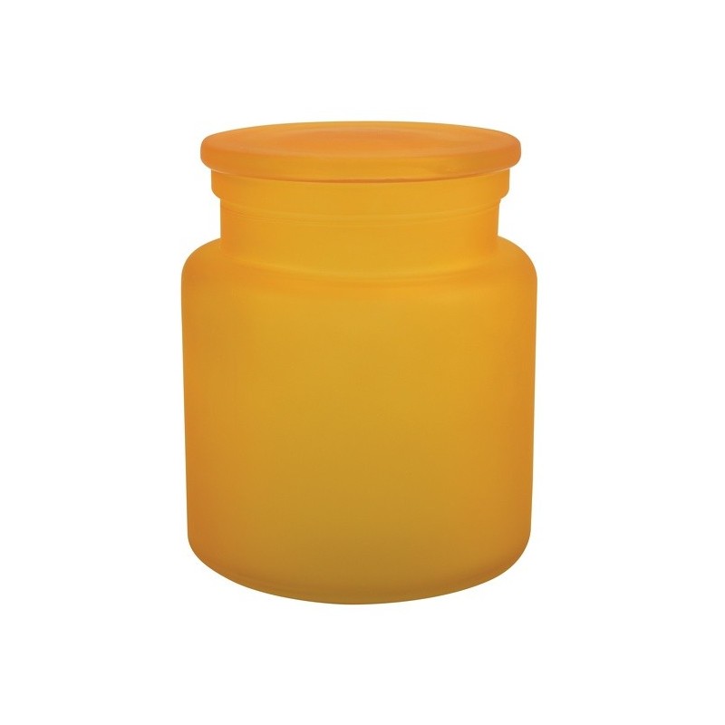 spirella Boite à  cotons Verre YOKO Misty Jaune Spirella