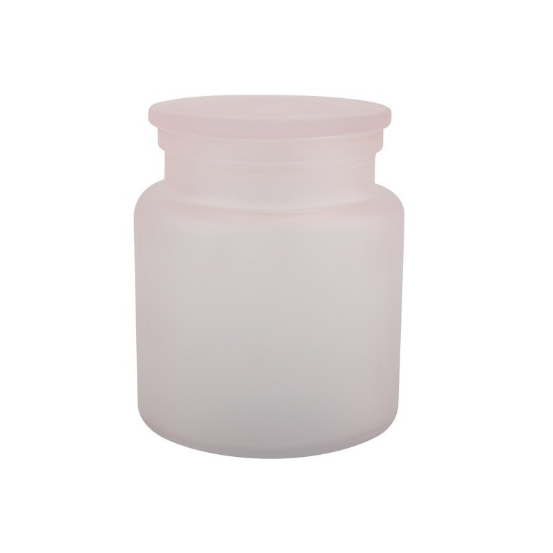 spirella Boite à  cotons Verre YOKO Misty Rose Spirella