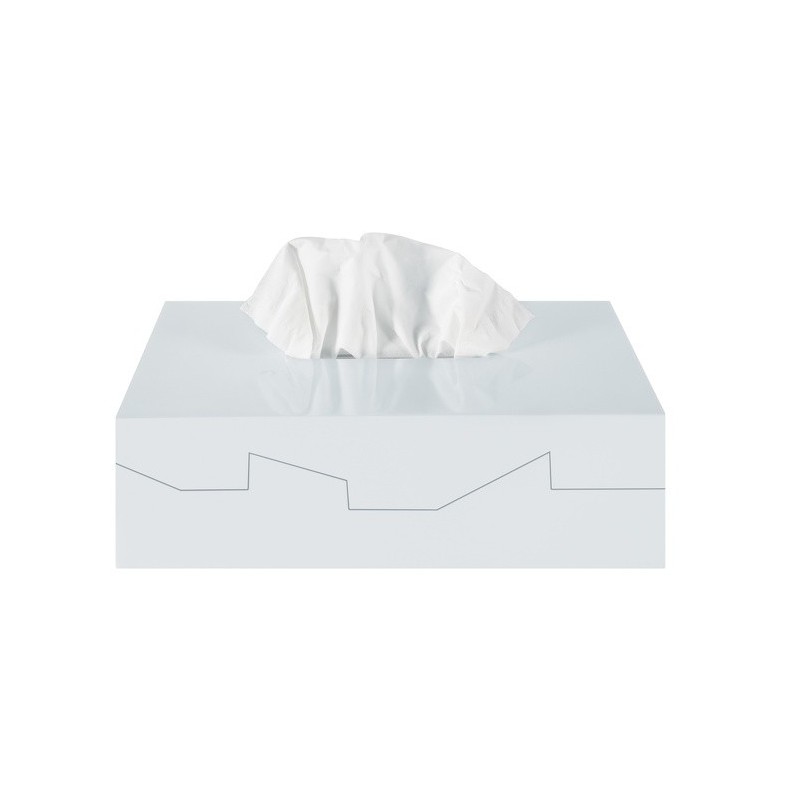 spirella Boite à  mouchoirs ABS SILHOUETTE Blanc Spirella