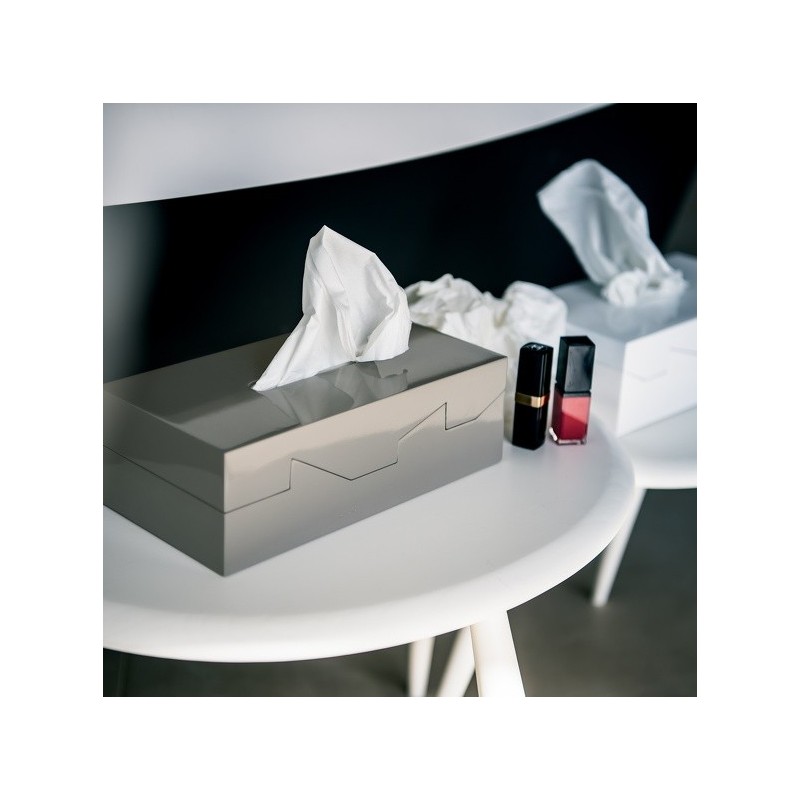 Spirella Boite à  Mouchoirs ABS SILHOUETTE Taupe Spirella