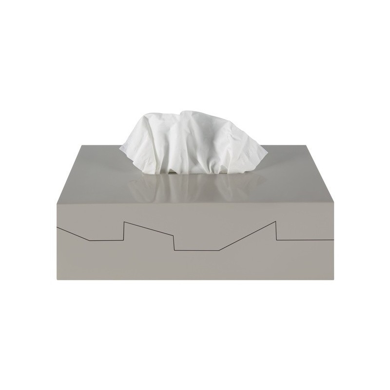 spirella Boite à  mouchoirs ABS SILHOUETTE Taupe Spirella