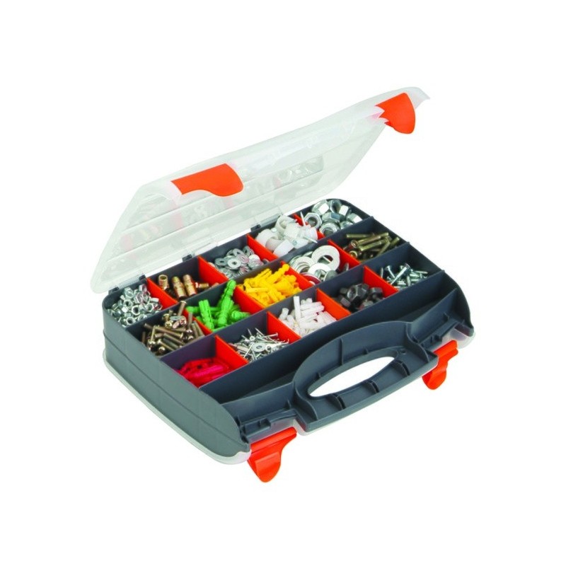 Spirella Boite à  Outils Organiseur Double Face 32x26cm Transparente MSV