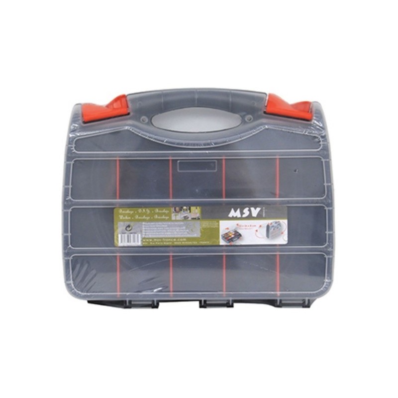 Spirella Boite à  Outils Organiseur Double Face 32x26cm Transparente MSV