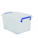 Spirella Boite De Rangement Avec Roulettes Blanc Transparent 13L MSV
