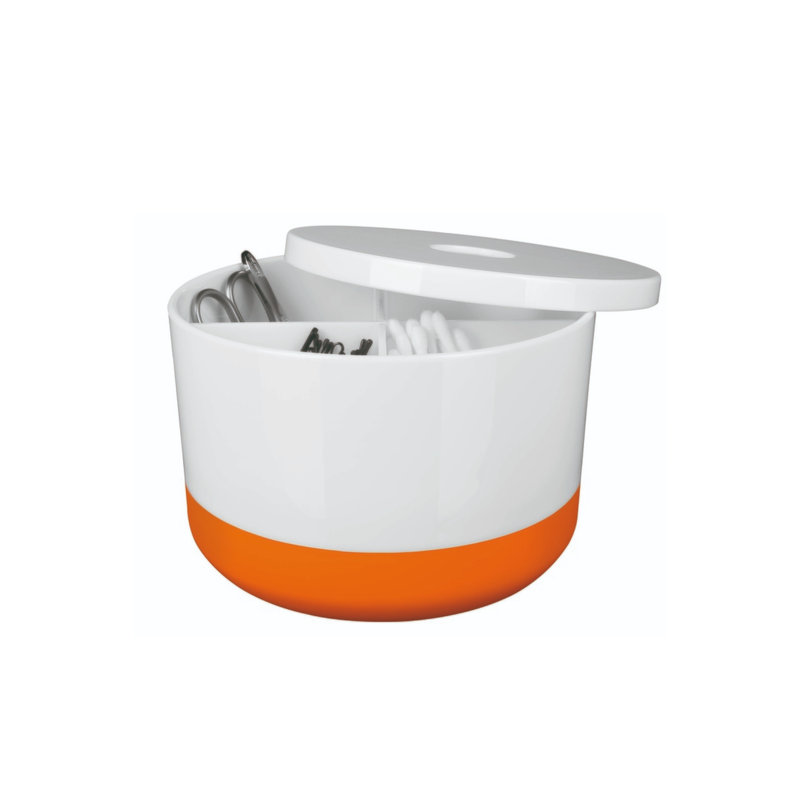 spirella Boite de rangement Multi-box PS MOJI Blanc & Orange Spirella